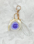 Eternity Preserved Rose Keychain/Bag charm - Flovery