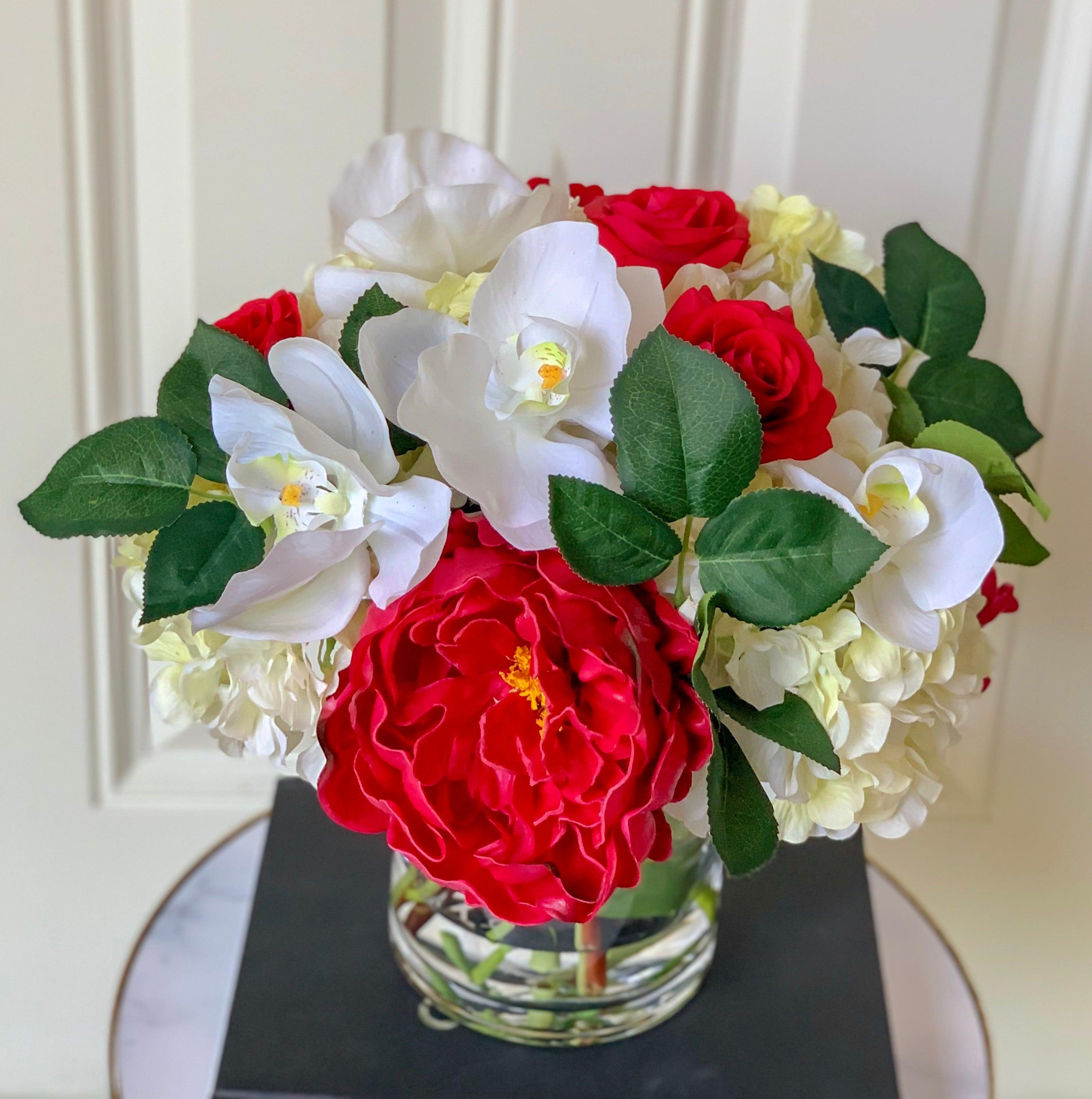 Large All Real Touch Flowers Arrangement - Flovery