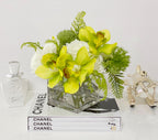 Real Touch Centerpiece-Rose Real Touch Flower Arrangement- Table Centerpiece-Orchid Floral Arrangement-Rose Arrangement-Green arrangement - Flovery