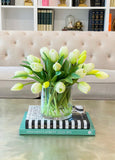 Real Touch Tulip Field Arrangement - Flovery