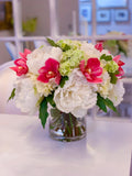 Real Touch Flower Arrangement - Centerpiece - Dining - Large Real Touch Peonies Arrangement - Silk Flower Table Centerpieces - Flovery
