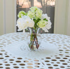 Real Touch Roses Hydrangeas Petite Arrangement - Flovery