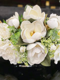 Large Real Touch Magnolia Floral Arrangement - Flovery