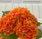 Real Touch Hydrangeas Medium Arrangement In Glass Vase - Flovery