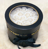 Premium Scented Soap White Roses In Elegant Double Box - Flovery