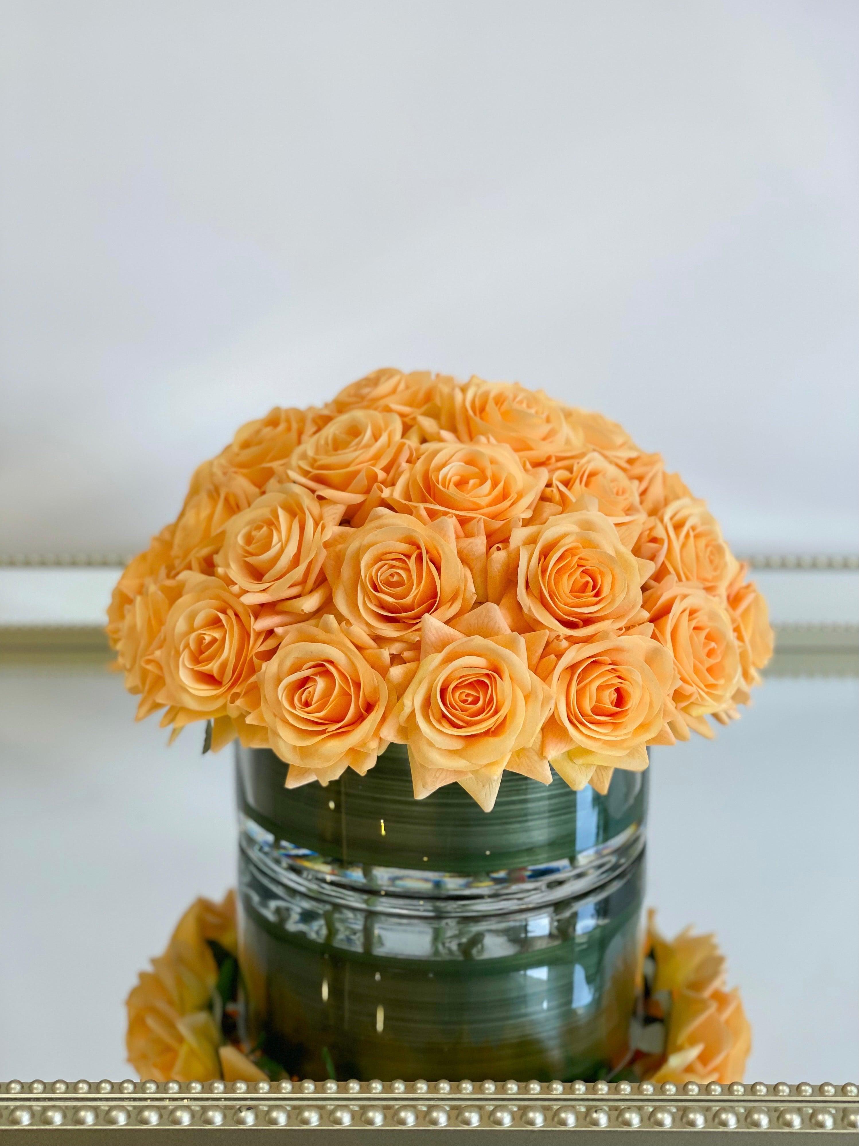 Large Dome Rose Centerpiece – Flovery