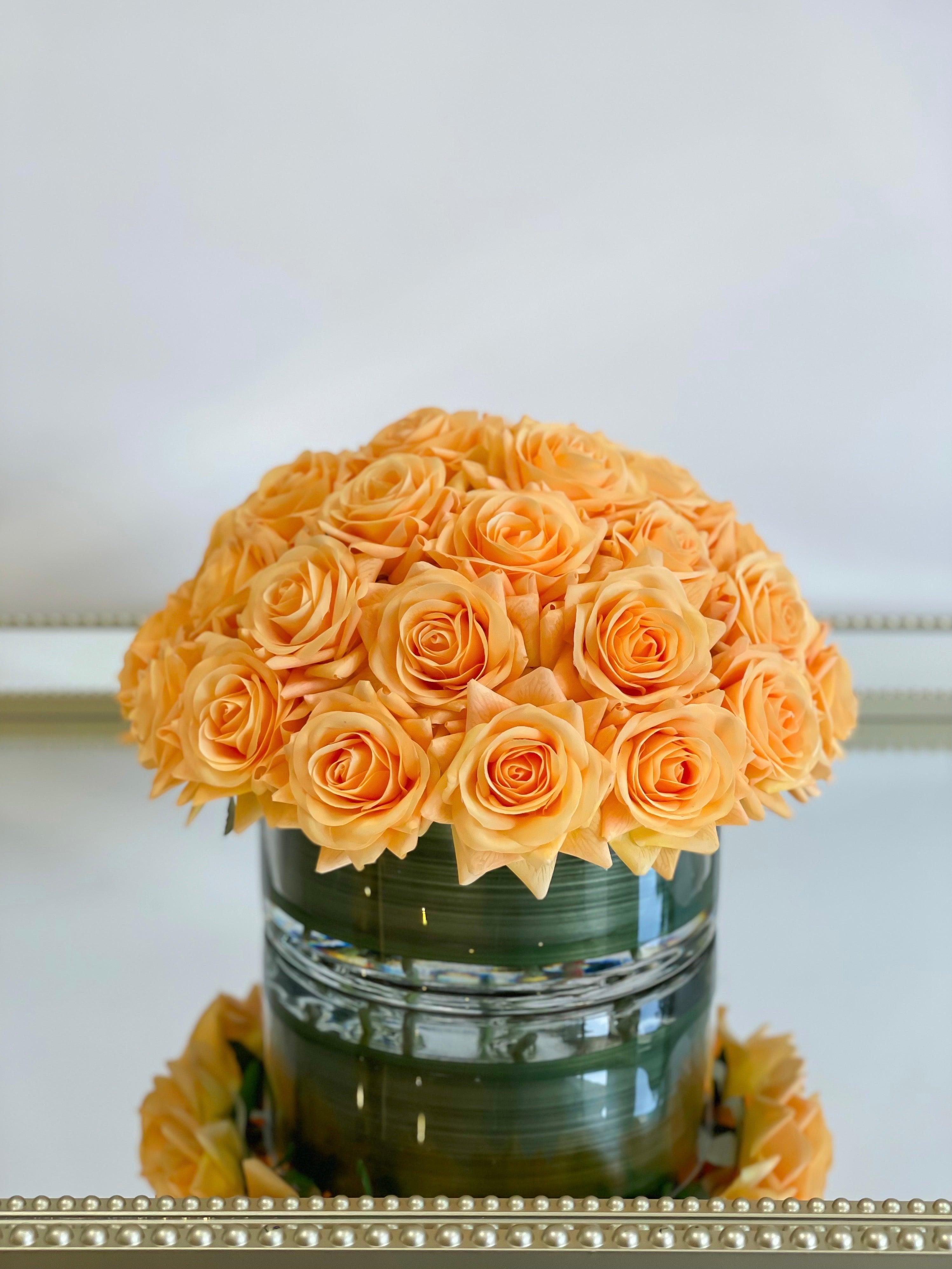 Large Dome Rose Centerpiece - Flovery