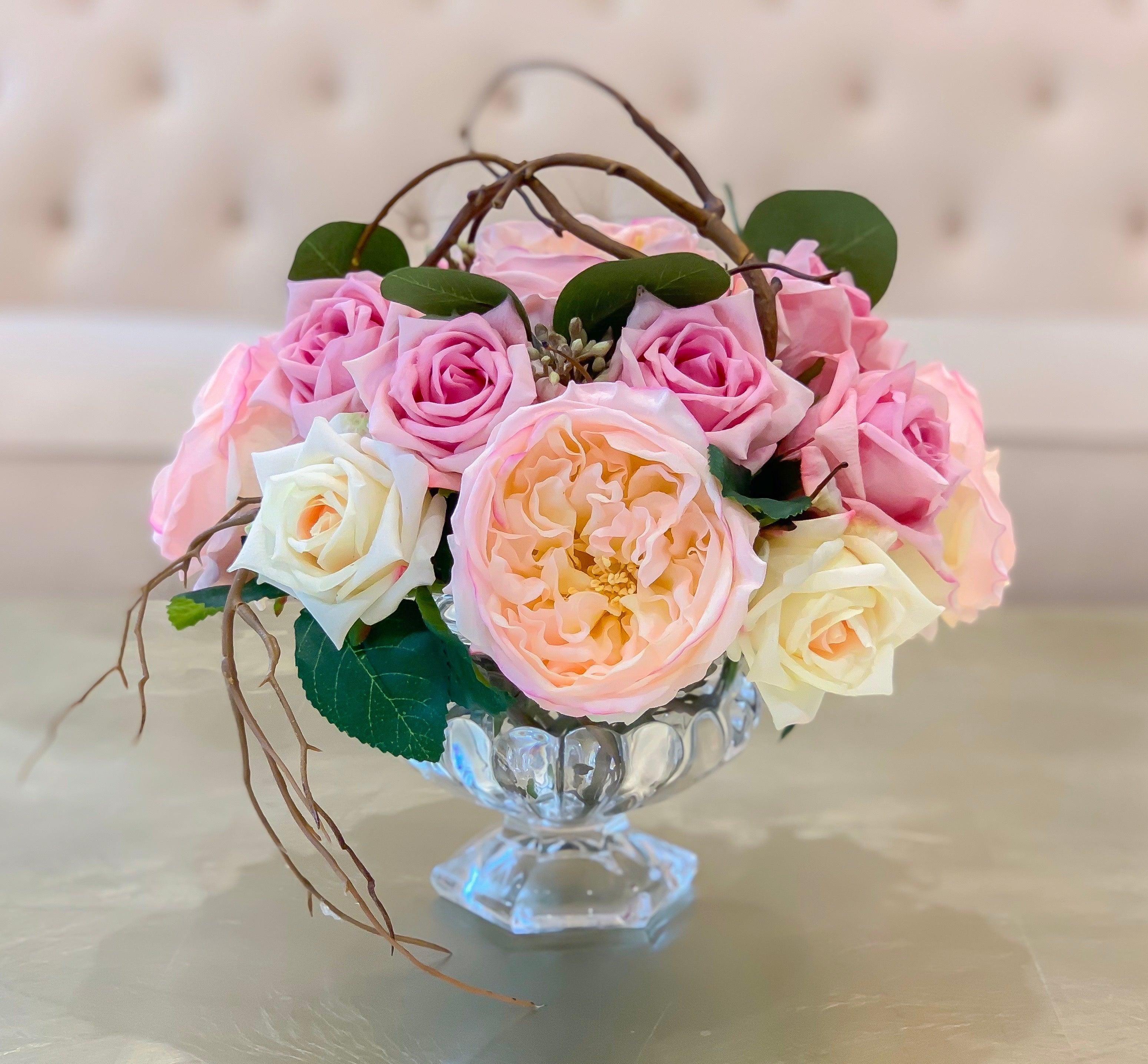 Flovery Limited Design All Finest Real Touch Faux Flower Arrangement - Flovery Main image