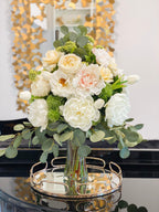 25” Tall Grand Peony Centerpiece Arrangement - Flovery