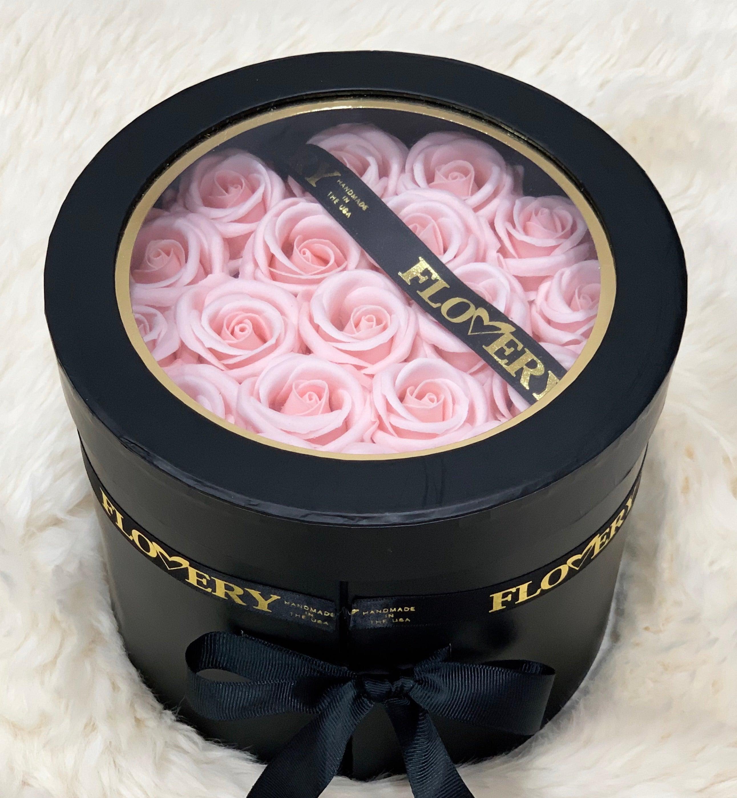 Scented Soap Mixed Pink Rose In Elegant Double Gift Box - Flovery