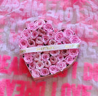 Premium Ecuador preserved rose in heart shape box - Flovery