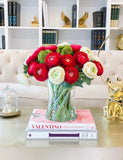 Large Premium Artificial Ranunculus Arrangement - Flovery