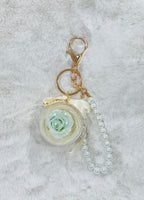 Eternity Preserved Rose Keychain/Bag charm - Flovery