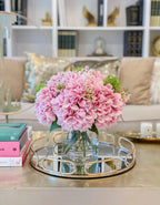 Pink French Hydrangea Centerpiece - Flovery