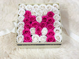 Premium Scented Soap Roses Custom Letter - Flovery