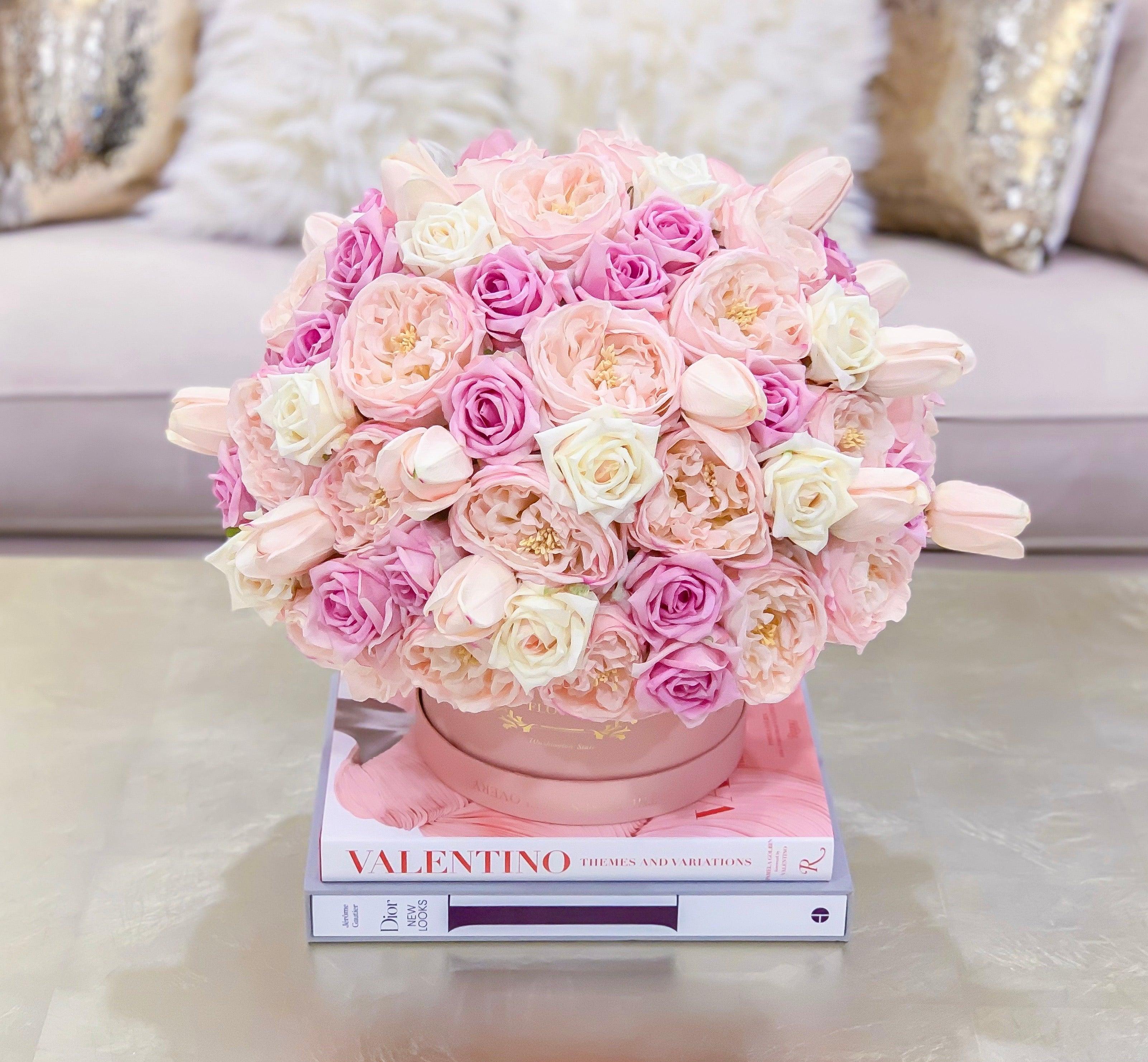 Luxury Large Finest Real Touch Flowers Arrangement Secondary image