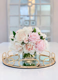REAL TOUCH Pink/Pastel Peony Arrangement-Real Touch Flower Arrangement-Large Peony Centerpiece-Peony Arrangement-Faux/Rose Arrangement - Flovery