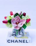 Purple Magnolia Flower Arrangement