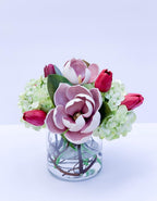 Purple Magnolia Flower Arrangement - Flovery