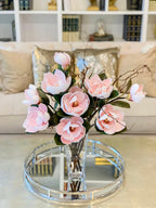 Tall Magnolia Centerpiece-Real Touch Magnolia Arrangement-27" Artificial Flower Arrangement-Real Touch Magnolia Floral Arrangement - Flovery