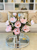 Tall Magnolia Centerpiece-Real Touch Magnolia Arrangement-27" Artificial Flower Arrangement-Real Touch Magnolia Floral Arrangement - Flovery