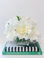 White Peonies in Vase - Flovery