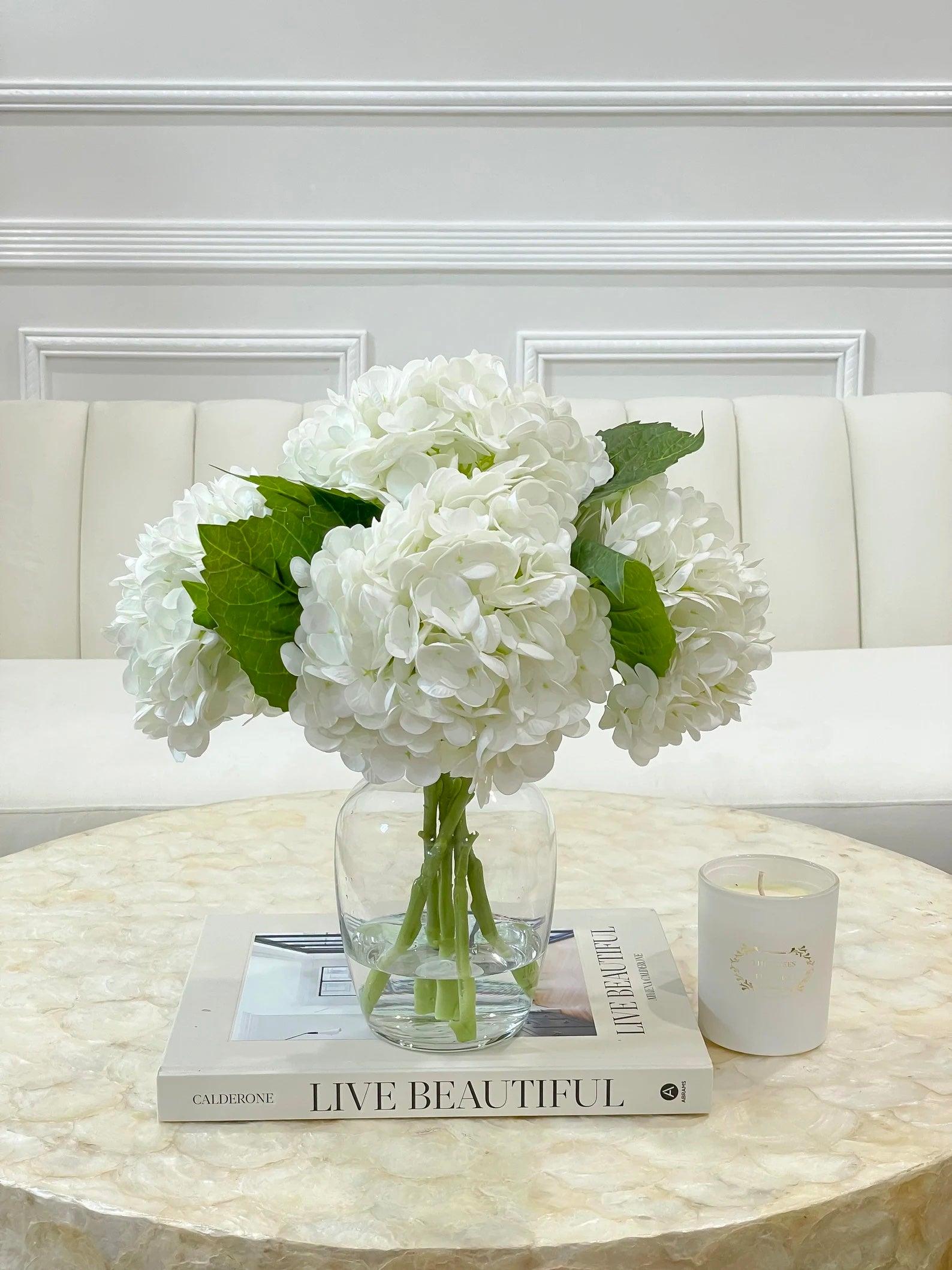 Tall French Hydrangea Flower Arrangement - Flovery